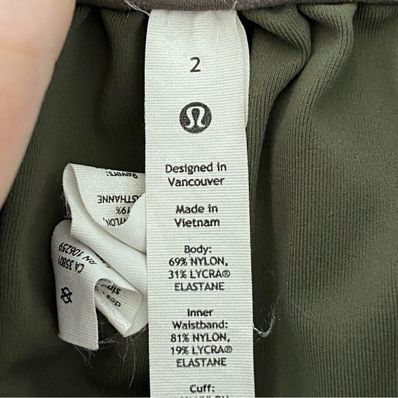 Lululemon Stretch High-Rise Jogger Womens 2 Dark Olive Full Length Athleisure - Picture 5 of 9